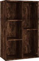 "vidaXL Sideboard" knygų spinta, knygų spinta su 5 skyriais, sieninė lentyna, svetainės lentyna, lentyna, biuro lentyna, dokumentų pildymo lentyna, rūkyto ąžuolo medienos medžiaga