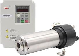 2,2 kW wassergekühlter Spindelmotor 24000 U/min 4-polig 800 Hz und 2,2 kW Wechselrichter/VFD(30000rpm, 220v)