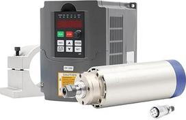 220 V 1,5 KW ER16 luftgekühlter Spindelmotor 80 mm luftgekühlt 4 Lager 220 V 1,5 kw VFD-Wechselrichter und 80 mm Halterung
