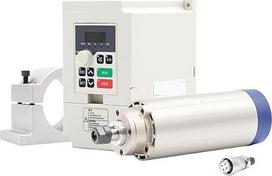 220 V 1,5 KW ER16 luftgekühlter Spindelmotor 80 mm luftgekühlt 4 Lager 220 V 1,5 kw VFD-Wechselrichter und 80 mm Halterung