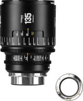 7artisans 135mm T2.4 Infinte serijos profesionalus rankinis viso kadro kino objektyvas, suderinamas su PL bajonetu, skirtas fotografijai ir filmų gamybai (juodas)