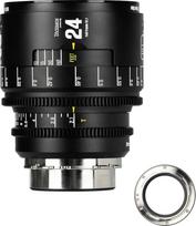7artisans 24mm T2.1 Infinte serijos profesionalus rankinis viso kadro kino objektyvas, suderinamas su PL bajonetu, skirtas fotografijai ir filmų gamybai (juodas)