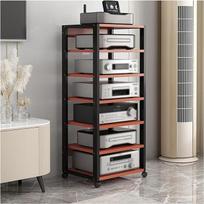 Audio Rack Hi-Fi lentyna 4/5/6/7 lygio žiniasklaidos stovo komponentai Stereo Rack, namų biuro teatro virtuvės vaizdo bokšto įranga, patefono imtuvo laikymo įrenginys, žaidimų konsolės lentyna