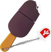 BORLTER CLAMP 128GB USB atmintinė Šokolado ledinukų formos BORLTER CLAMP Naujiena Atminties kortelė USB diskas Nykščio diskas Dovanos išorinei duomenų saugyklai