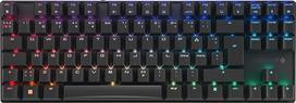 CHERRY MX 8.2 TKL belaidė žaidimų klaviatūra be skaitmeninės klaviatūros, šiaurietiškas išdėstymas (QWERTY), "Bluetooth", 2,4 GHz ir kabelis, MX2A RED jungikliai, juoda