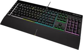 Corsair Teclado USB K55 RGB Pro Gaming Reposamuñeca Extra
