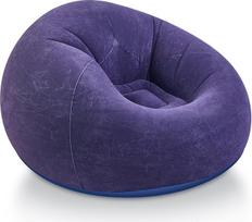 Realspring Bean Bag kėdės, pripučiama kempingo kėdė, pripučiama sofa, sulankstoma nešiojama pripučiama kėdė svetainei, miegamajam, skaityklai, mėlyna