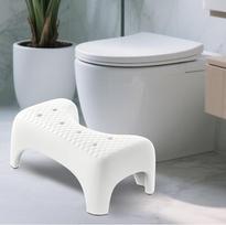 WWFFEN Suaugusiųjų tualeto taburetė - vonios kambario taburetė su neslystančia paklode, 18 cm ergonomiška tualeto taburetė, padeda greitai kovoti su hemorojumi, vidurių užkietėjimu, vidurių pūtimu, žarnyno sveikata