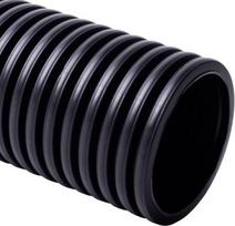 Rigid double-coated corrugated pipe, halogen free, KOPODUR diameter 160 mm, black, length 6 m KD 09160_FC | 8595057651418