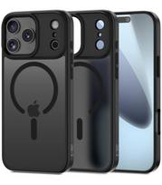 Matinis juodas dėklas Apple iPhone 17 Pro Max telefonui "Tech-Protect Magmat Magsafe"