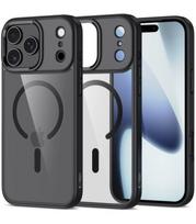Juodas / skaidrus dėklas Apple iPhone 17 Pro telefonui "Tech-Protect Magmat Magsafe"