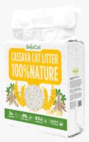 CASSAVA „BeloCat” KAČIŲ KRAIKAS  -6L/2,5Kg., 100% NATŪRALUS KRAIKAS - 8 vnt. x 6 L