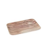 Padėklas plastikinis 32x23 cm medžio imitacija 50952