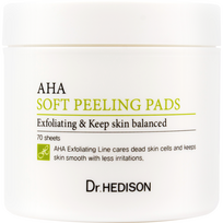 Dr. Hedison veido šveitimo diskeliai, Aha soft peeling pads, 70vnt.