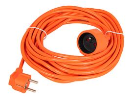 PR-160 prailgintuvas, 1 lizdas su įžeminimu, 10 m, oranžinis (3x1.5 mm)