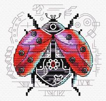 „Steampunk“ boružė — siuvinėjimo komplektas kryželiu dovanai