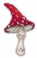 Magnetas siuvinėjimui kryželiu „Musmirė“, 5,1×8,5 cm
