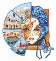 Venecijos kaukė SANV-29 — Andriana siuvinėjimo komplektas
