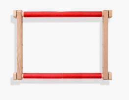 Nešiojamas siuvinėjimo rėmas 30×40 cm su spaustukais