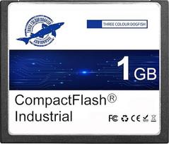 "Dogfish" 1GB "Compact Flash" atminties kortelė Didelio našumo pramoninė CF I tipo kortelė FAT16, skirta pramoninei įrangai ir senoviniams skaitmeniniams fotoaparatams
