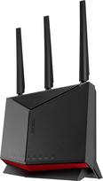 ASUS RT-BE86U "WiFi 7 BE6800" dviejų dažnių Gigabitinis maršrutizatorius (palaiko 4096-QAM, daugialinijinis veikimas (MLO), 10G prievadas, nemokama tinklo apsauga ir išsamios VPN funkcijos)