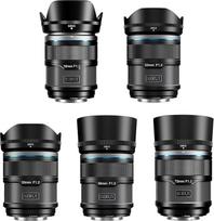 SIRUI Sniper F1.2 automatinio fokusavimo objektyvų rinkinys, 16 mm, 23 mm, 33 mm, 56 mm, 75 mm plačiakampio APS-C fotoaparato objektyvas, X tvirtinimo objektyvas, skirtas X-H2s, X-T5, X-M5, X-S20 (AS-5S-XB, X tvirtinimas, juodas)