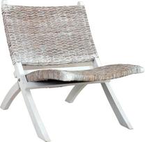 Tidyard Kubu rotango kėdė Lauko kėdė Kėdė su gultais Sodo kėdė 60 x 77 x 70 cm rotango kėdė Svetainės kėdė Lounge kėdė Natūralus Kubu rotango medžio masyvo raudonmedžio mediena