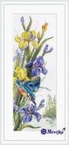 Siuvinėjimo komplektas kryželiu „Upinio tulžio skrydis“, Aida 16, DMC, 12×29 cm