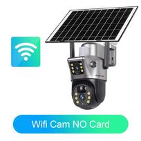 LS VISION 4K Saulės Kamera 8MP 4G SIM Kortelė Dviguba Objektyvo Ekranas Wifi Stebėjimo PTZ Baterijos Kamera Spalvotas Naktinis Matymas PIR Aptikimas WiFi Cam