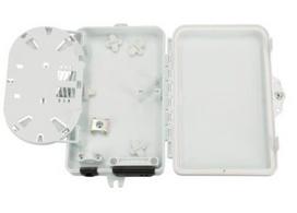 Hermetinė optinė FTTx sieninė dėžutė (2xSC/LC, IP65, 167x102x31 mm)