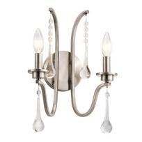 Karlee 2 Sieninis Šviestuvas – klasikinis alavuotas (pewter)