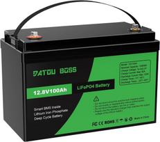 Akumuliatorius Datouboss, LiFePO4, 100Ah, 12V