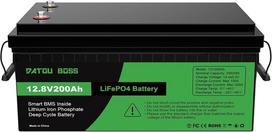 Akumuliatorius Datouboss, LiFePO4, 200Ah, 12V