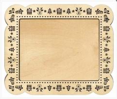 MP Studia naujametinis faneros rėmas siuviniams 14×18 (20×24) 4 mm