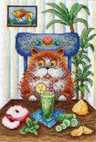 „Smoothie“ siuvinėjimo komplektas (Aida 14) 22×15 cm, 29 spalvų