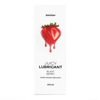 Satisfyer Blast Berry, 300 ml Braškių aromato vandens pagrindo lubrikantas