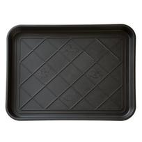Visoms oro sąlygoms skirtas vidaus lauko batų padėklas, vandeniui atsparus, pakraščiais, batų kilimėlis prieškambariui, purvo kambariui, verandai, šunų maisto padėklas, 20x16 colių United States