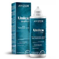 AVIZOR Unica Sensitive kontaktinių lęšių skystis su hialurono rūgštimi - 350ml
