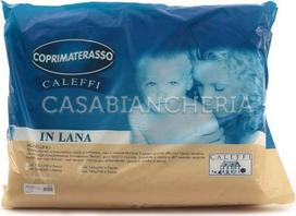 "Caleffi" - ėriuko odos čiužinio apsauga karalienės lovai, 100 % itališka, gryna nauja vilna, aukšta kokybė, namų tekstilė nuo 1962 m., vienspalvė