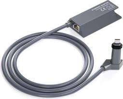 "Starlink" eterneto adapteris, "Starlink" standartinis adapteris su varikliu, RJ45 eterneto adapteris GEN2 maršrutizatoriui, greitas ir stabilus palydovinio interneto adapteris "Starlink Actated Gen 2", pilkas