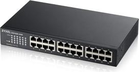 "Zyxel" 24 prievadų "Gigabit Ethernet" nevaldomas komutatorius - be ventiliatoriaus [GS1100-24E-GB0101F]