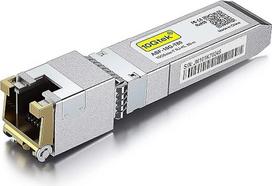 80 metrų, 10GBase-T SFP+ į RJ45 siųstuvą, RJ45 į SFP+ varinį Ethernet CAT.6a modulį, skirtas Force10