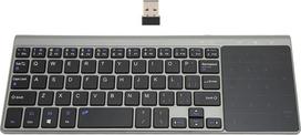 ciciglow belaidė klaviatūra, 2-in-1 2.4G belaidė klaviatūra su jutikliniu kilimėliu ir USB imtuvu, belaidės klaviatūros nešiojamiesiems kompiuteriams, kompiuteriams, TV priedėliams