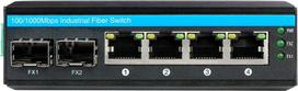 Gigabitinis pramoninis PoE tinklo komutatorius su 6 prievadais ir IEEE802.3at-30W / prievadas Din Rail 2 SFP prievadai ir 4 RJ45 prievadai (be SFP siųstuvo)