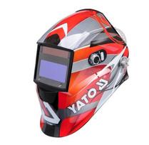 Suvirinimo Šalmas - Yato YT-73921 su Automatinio Tamsinimo Filtru Juodas, Raudonas, Sidabrinis