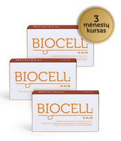Vitaminai plaukams BIOCELL Hair, 3 mėn kursas