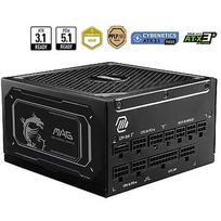 MSI MAG A1000GL PCIE5 II, 1000W, 80PLUS Gold, ATX 3.1, PCIe 5.1 MAG A1000GL PCIE5 II