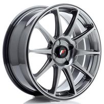 JR Wheels JR11 18x7,5 ET20-40 4H BLANK Hyper Black Alloy Wheel