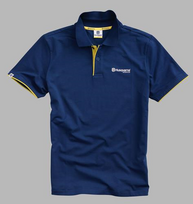 HUSQVARNA polo marškinėliai Classic Polo mėlyna/geltona