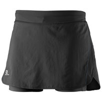 SALOMON šortų sijonas Agile Skort W juodas